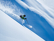 Skifahren im Tiefschnee