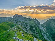 Sunset in Stuben am Arlberg